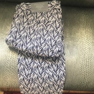 Printed gap ultra skinny trousers